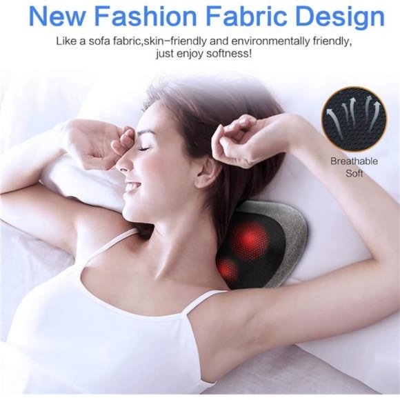 Deep Tissue Kneading Electric Massage Pillow - Picture 3 of 8